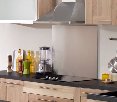 Crédence en inox L 60 x H 65 cm BOIS CONCEPT