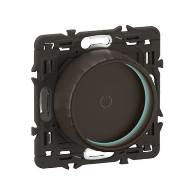 Variateur de lumière rotatif encastrable Noir - Céliane LEGRAND
