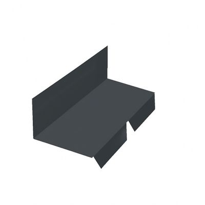 Faitière contre mur pour COVEO 3.45 Gris Graphite RAL 7016 - BACACIER