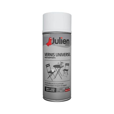 Vernis universel en aérosol brillant 400 mL - JULIEN
