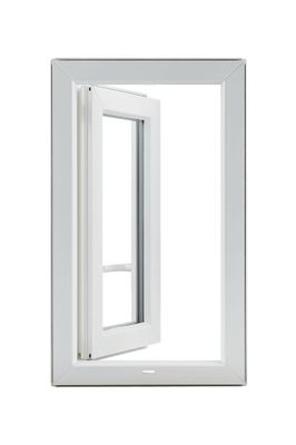 Fenêtre PVC blanc 1 vantail tirant droit H.75 x l. 40 cm CLOSY