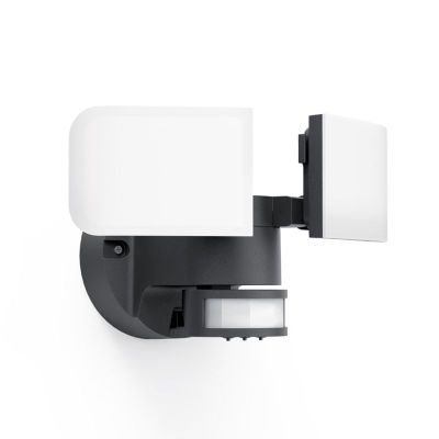 Projecteur extérieur LED détecteur de mouvements noir 2800 lumens lumière du jour - XANLITE