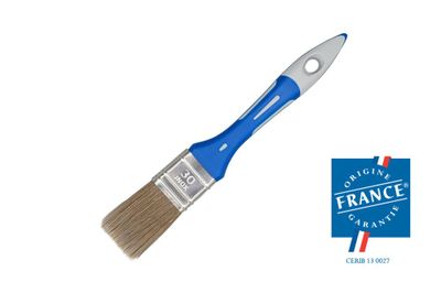 Pinceau plat bi-matière Spécial Lasure et traitement du bois largeur 30mm SAVY