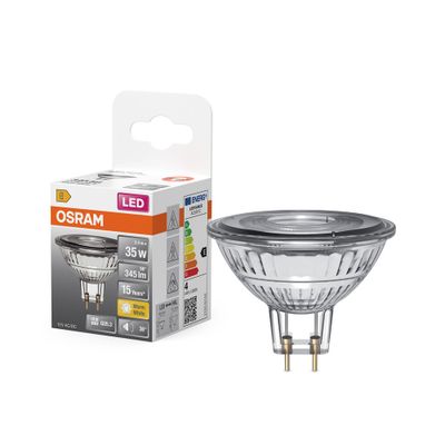 Ampoule LED spot GU5,3 36° 3.8 W = 350 lumens blanc chaud Star OSRAM
