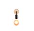 Applique E27 Merida noir et bois 10W - REALITY