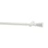 Kit tringle à rideaux extensible en métal de 1.20 à 2.10 m diam 16 à 19 mm Finition Blanc mat - MOBOIS