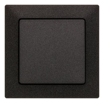 Interrupteur poussoir anthracite Delta Line - SIEMENS