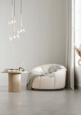 Panneau mural bois décoratif MDF revêtu chêne clair lisse - Lot de 4 - 10 x 300 x 2500 mm - AJ TIMBER