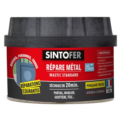 Mastic Standard Répare Métal 330 gr SINTOFER