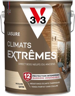 Lasure Climats Extrêmes® 12 ans incolore 5 L V33