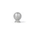 Bouton de meuble boule chromée mat diamètre 24 mm REI