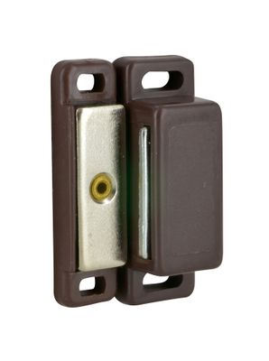 Loqueteau magnétique rectangulaire force 8 kg marron CIME