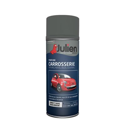 Bombe de peinture carrosserie gris quartz 400 mL RAL 37062 - JULIEN