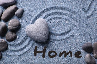 Paillasson ultra-absorbant et déco Boston galet coeur 40 x 60 cm ID HOME