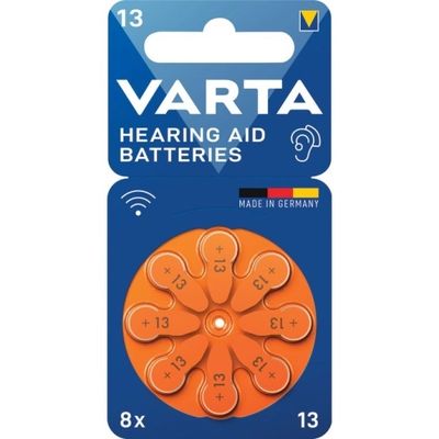 Piles auditives 13 par 8 - VARTA