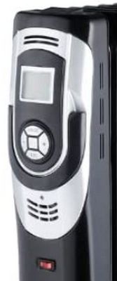 Radiateur bain d'huile électrique mobile 2500W noir - DREXON