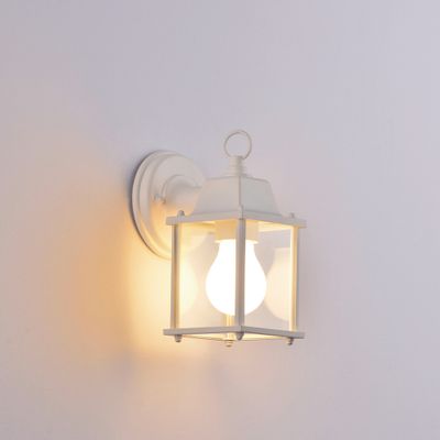 Applique extérieur E27 Palerme blanc IP44 60W - COREP