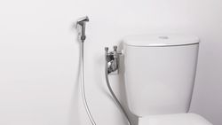 Pack hygiène pour WC avec douchette Abs chromé QUICK PLOMBERIE, 1500728, Salle de bains et WC