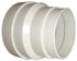 Réduction conique en PVC 100 - 125 mm pour gaine VMC AUTOGYRE
