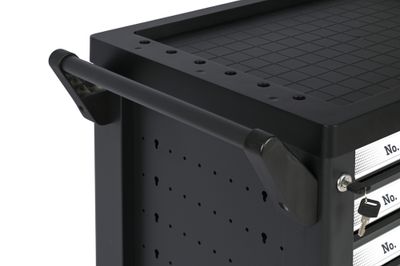 Servante d'atelier 6 tiroirs avec coffret latéral TACTIX
