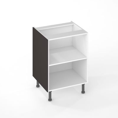 Joue de finition pour meuble bas de cuisine Perle anthracite 70 x 57 cm OFITRES