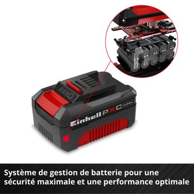 Batteries 18 V 4,0 Ah Power X-Change par 2 EINHELL