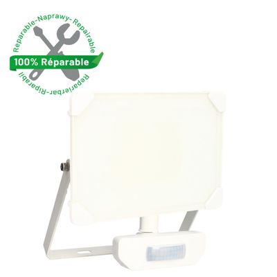 Projecteur extérieur LED détecteur de mouvements Kreon R blanc IP65 6750 lumens blanc neutre - ARIC
