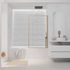 Pare-baignoire rabattable 140x80 cm Wooden Edge AURLANE
