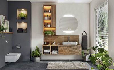 Miroir LED diamètre 80 cm BROADWAY - MP GLASS