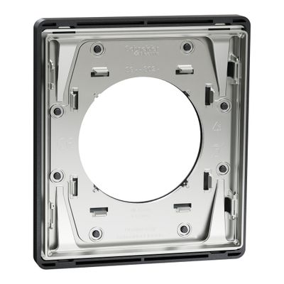 Plaque de finition 1 poste Odace 2025 Architecte effet perle noire - SCHNEIDER ELECTRIC