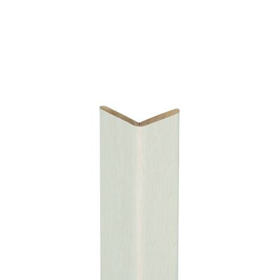 Profil de finition mdf revêtu pear white - 22 x 22 x 2600 mm - AJ TIMBER