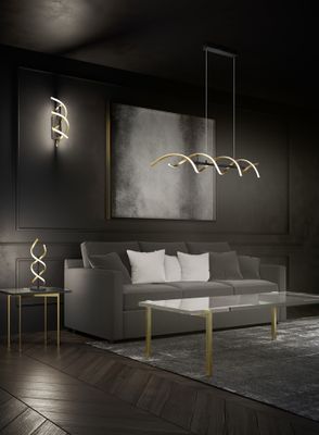 Suspension LED Sequence or 5600 lumens blanc variable CCT - TRIO