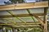 Carport en bois thermochauffé THONES 18,93 m² avec toit plat polycarbonate, Livraison à domicile incluse - HABRITA