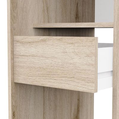 Kit de dressing effet chêne 183 X 144,2 x 50 cm + 1 tiroir CBA MEUBLES