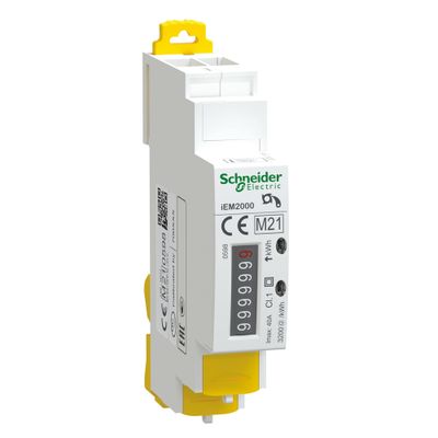 Compteur d'énergie monophasé 40A certifié MID - Acti9 iEM SCHNEIDER ELECTRIC