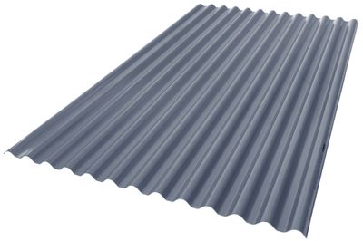Plaque thermoplastique rigide petites ondes ardoise Ecolina 1200 x 1104 mm RENOLIT