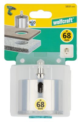 Scie trépan diamant diamètre 68 mm WOLFCRAFT