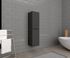 Colonne de salle de bains Volta L30 x H120 x P30 cm bois mélaminé gris