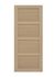 Porte coulissante 4 panneaux placage chêne largeur 83 cm SMIS