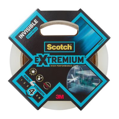 Ruban adhésif de réparation extérieur Extremium invisible 20 m x 48 mm - SCOTCH