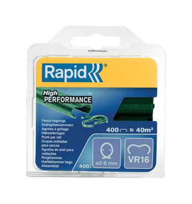 Agrafes à grillage VR16 vertes - Boîte de 400 - RAPID
