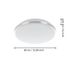 Plafonnier PINETTO 1900 lumens 4000k IP44 EGLO