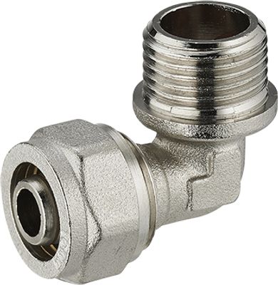 Coude multicouche à compression mâle 1/2 Ø 16 mm - QUICK PLOMBERIE