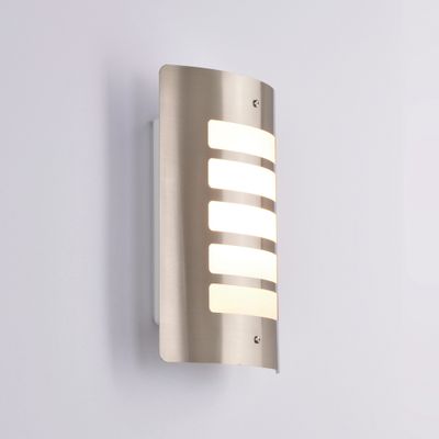 Applique extérieur E27 Harbour nickel brossé IP44 20W - COREP