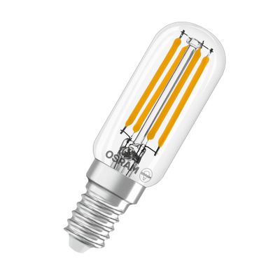 Ampoule LED E14 tube T26 à filament 4W =470 lumens blanc chaud OSRAM