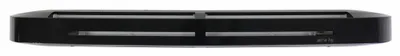 Grille de façade hygro B noire 45m3 400 x 36 mm AUTOGYRE
