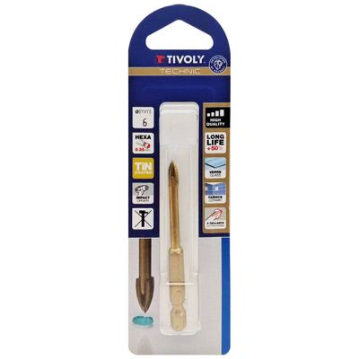 Mèche verre diamètre 6 mm - TIVOLY