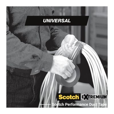 Ruban adhésif de réparation toile Universal noir 10 m x 48 mm - SCOTCH 