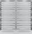 Grille à persiennes inox avec moustiquaire 200 x 200 mm AUTOGYRE