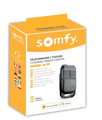 Télécommande 2 canaux pour motorisation Keypop SOMFY